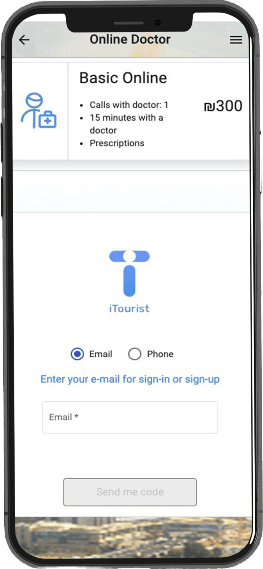 Choose your package and sign up